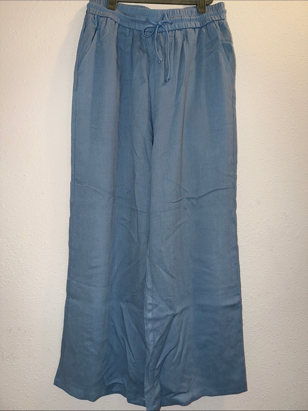 HALARA High Waisted Wide Leg Linen-Feel Pants, Size L, NWT